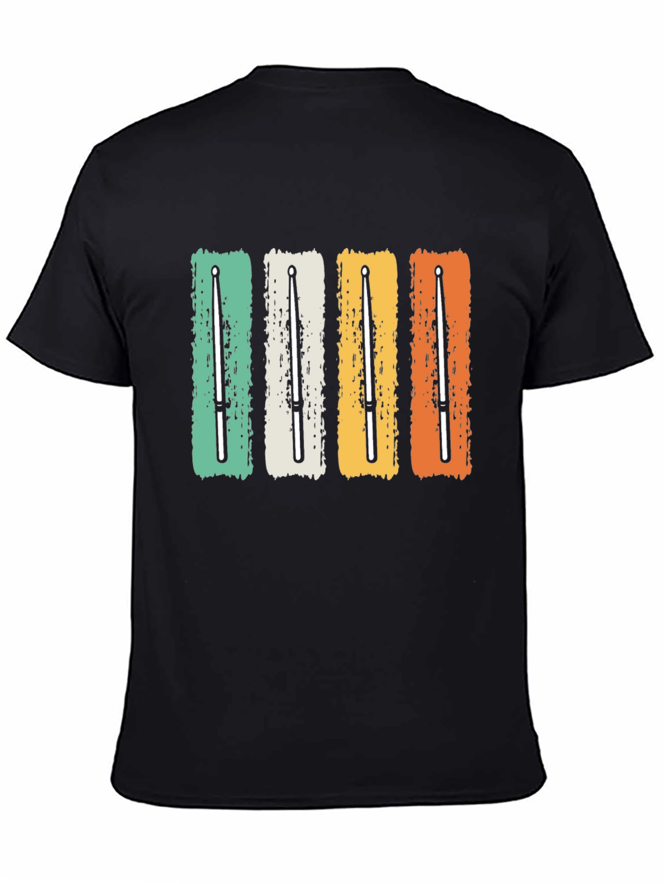 Retro Drumsticks T-Shirt - Music Lover Tee