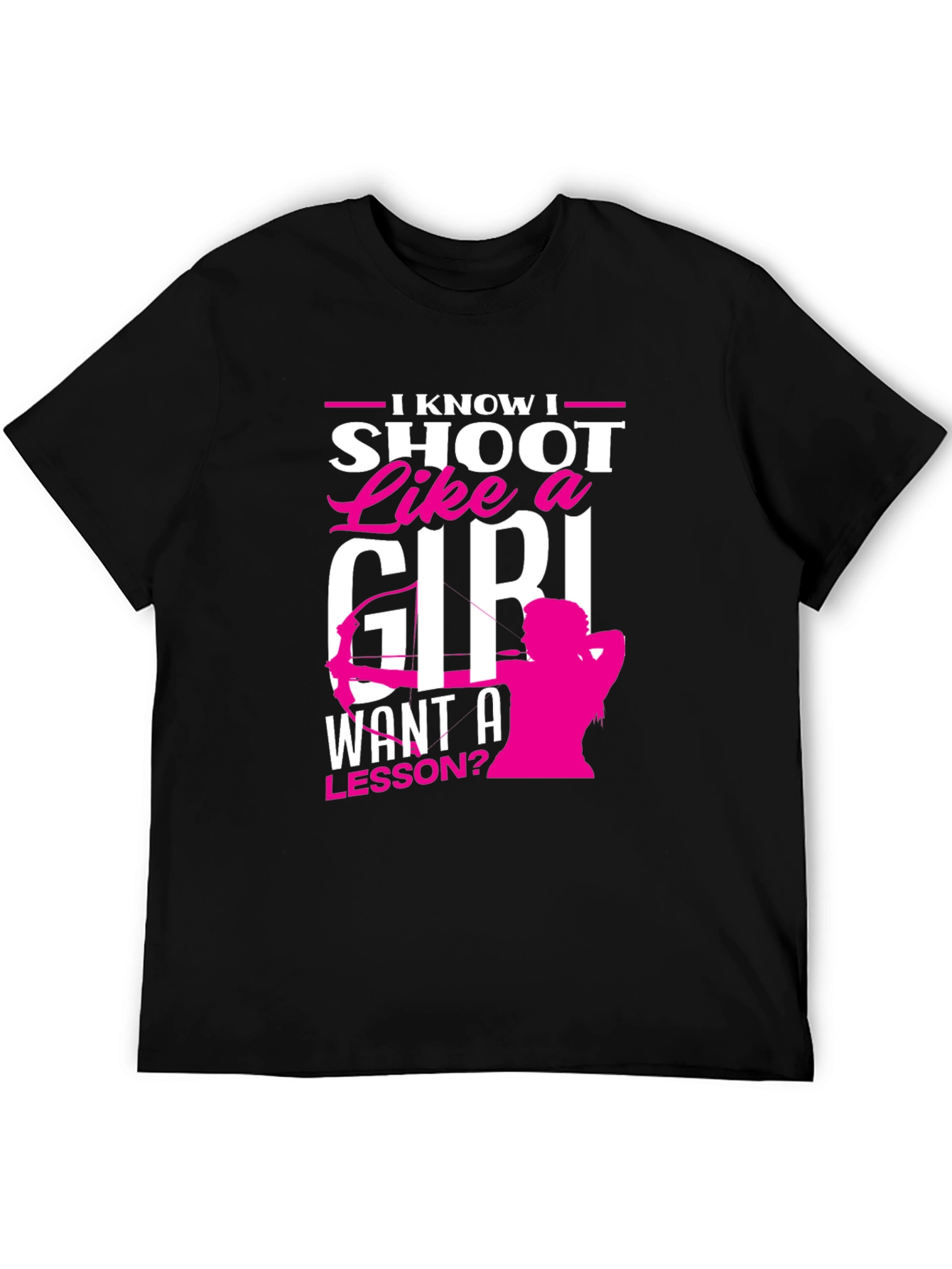 I Shoot Like A Girl T-Shirt - Archery Design