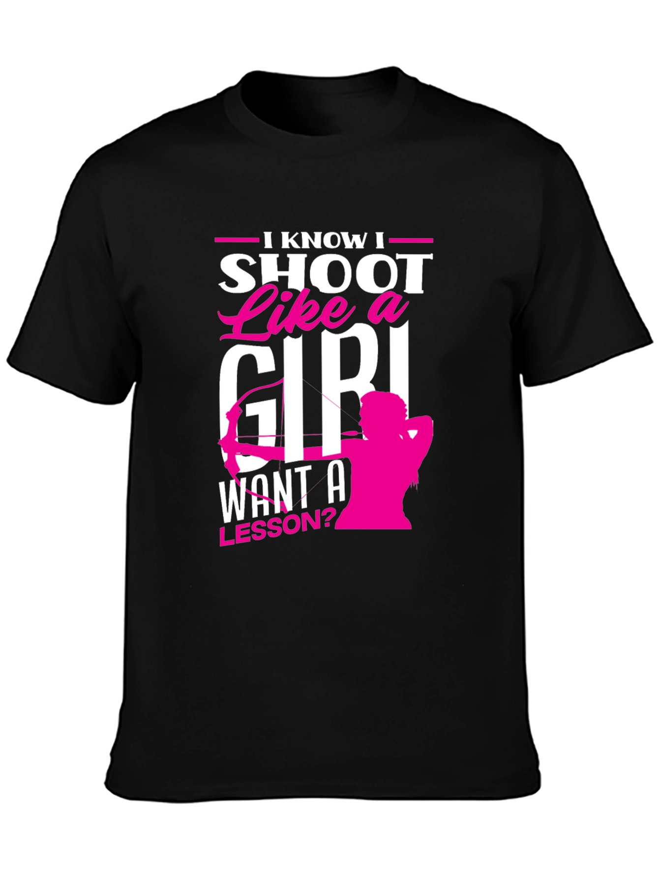 I Shoot Like A Girl T-Shirt - Archery Design