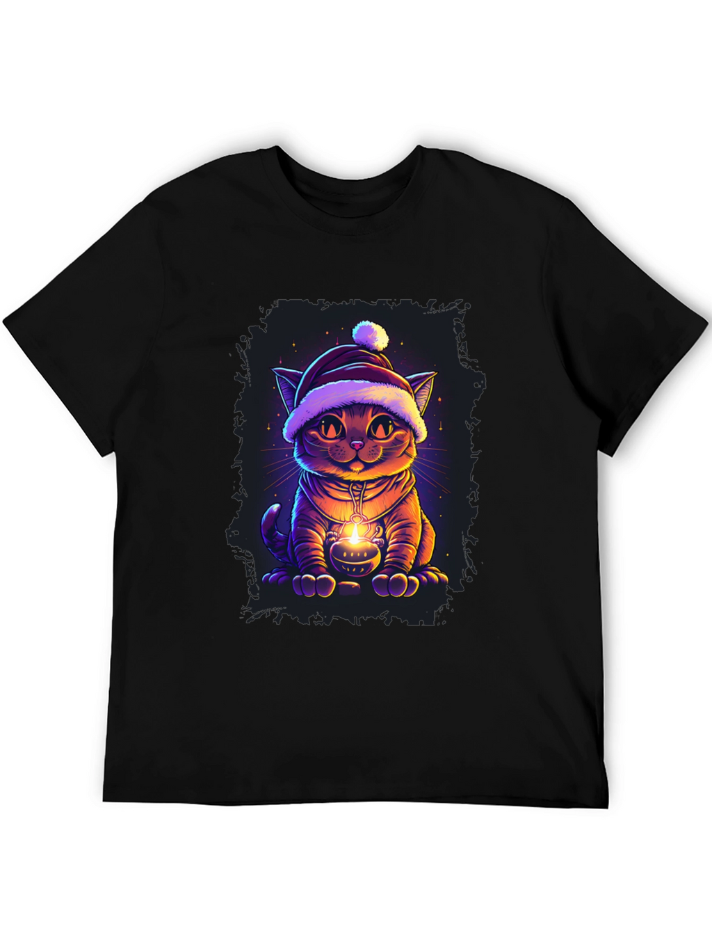 Festive Cat T-Shirt - Holiday Edition