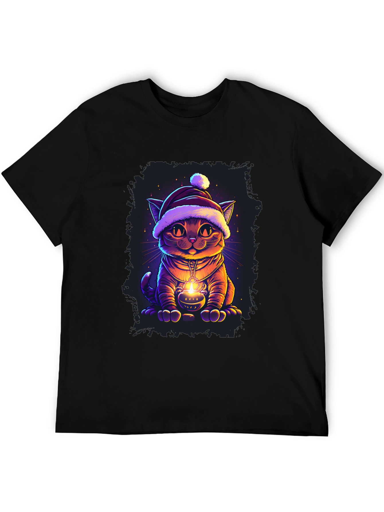 Festive Cat T-Shirt - Holiday Edition