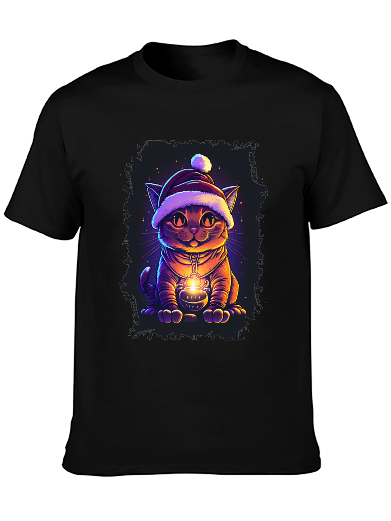 Festive Cat T-Shirt - Holiday Edition