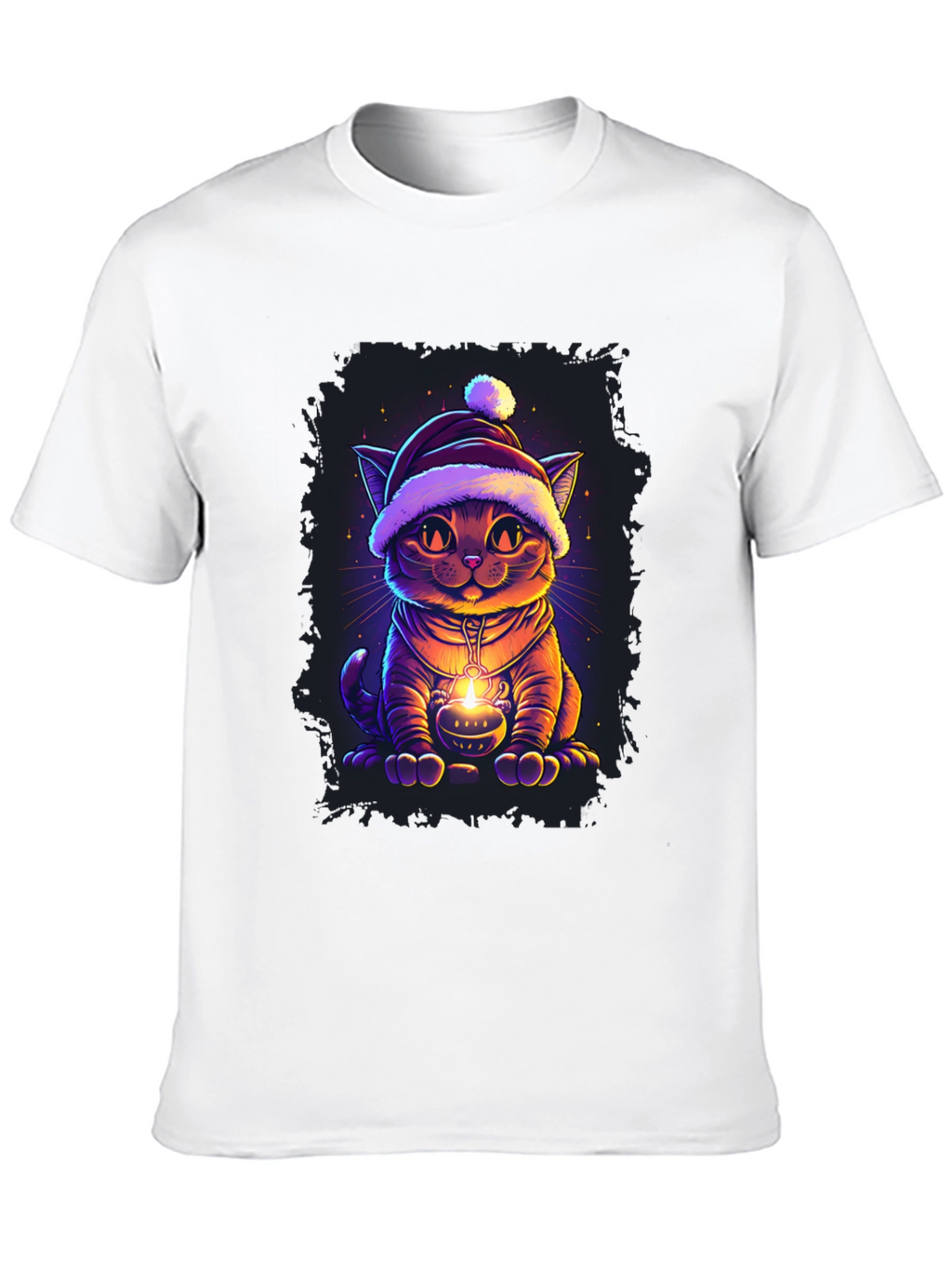 Festive Cat T-Shirt - Holiday Edition