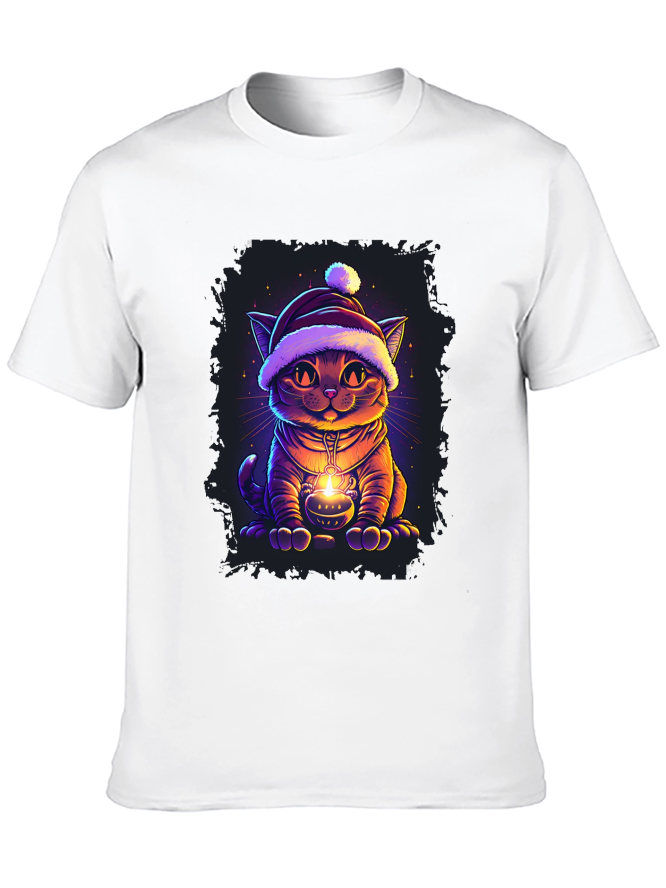 Festive Cat T-Shirt - Holiday Edition