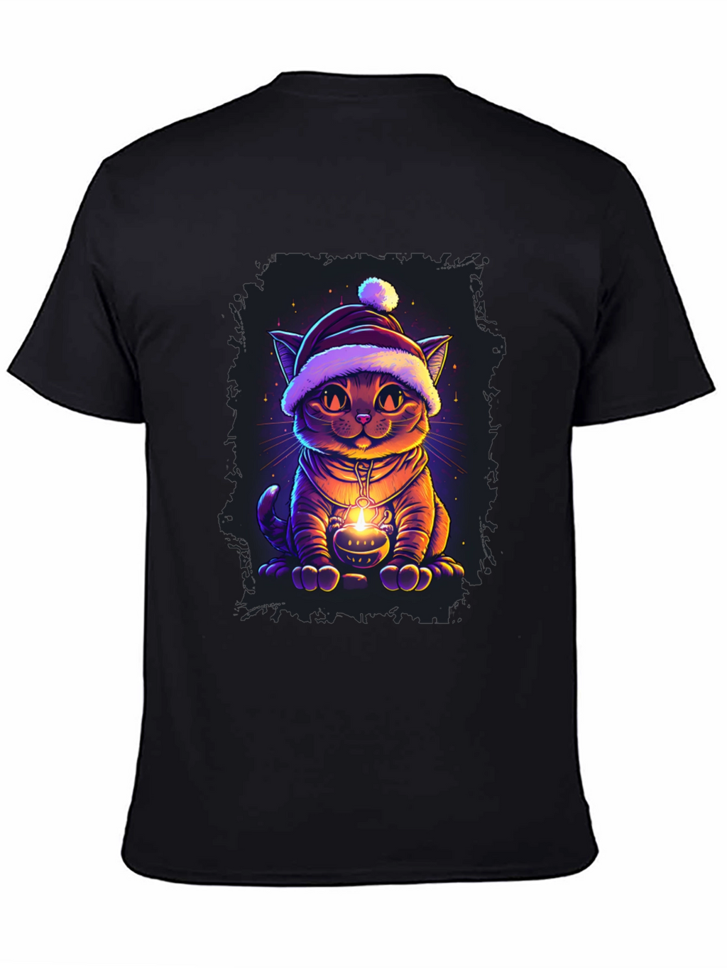 Festive Cat T-Shirt - Holiday Edition