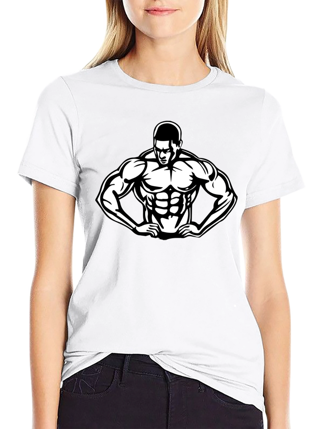 Black Bodybuilder Graphic T-Shirt - Gym & Fitness Apparel