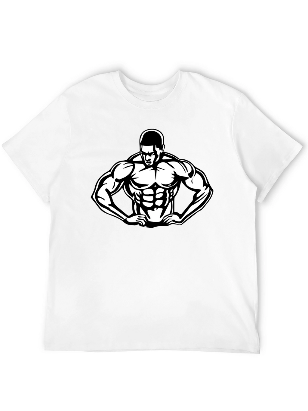 Black Bodybuilder Graphic T-Shirt - Gym & Fitness Apparel