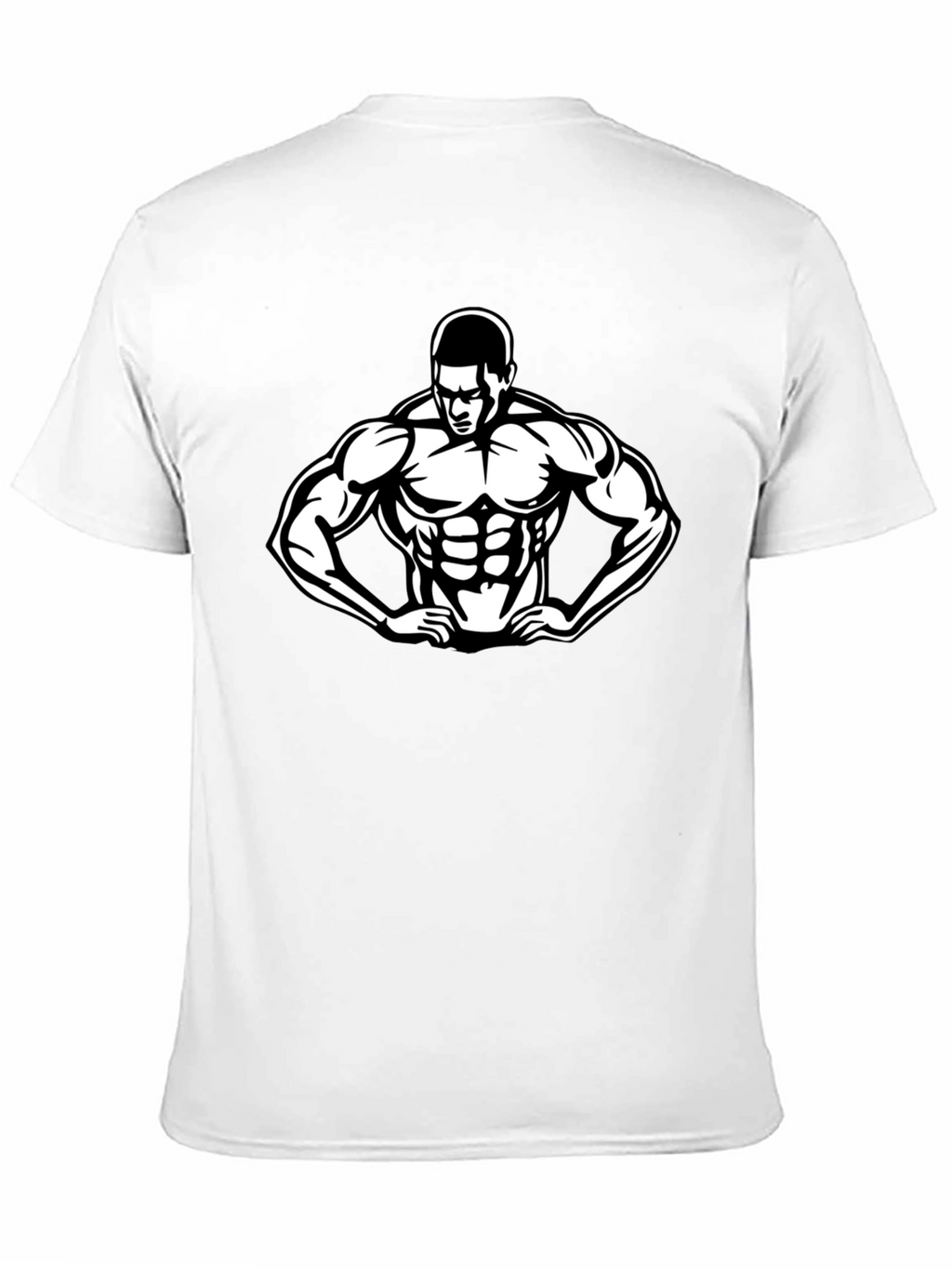 Black Bodybuilder Graphic T-Shirt - Gym & Fitness Apparel