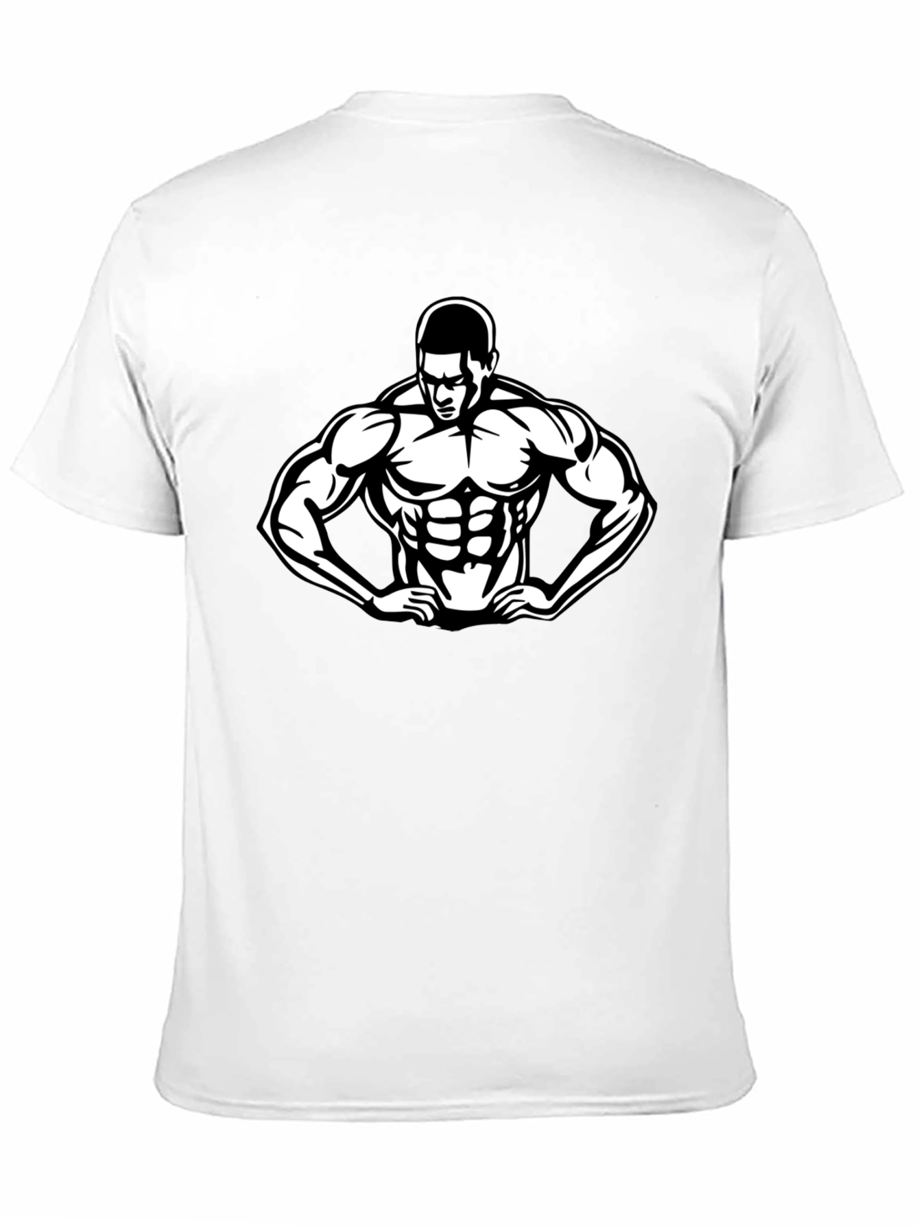 Black Bodybuilder Graphic T-Shirt - Gym & Fitness Apparel