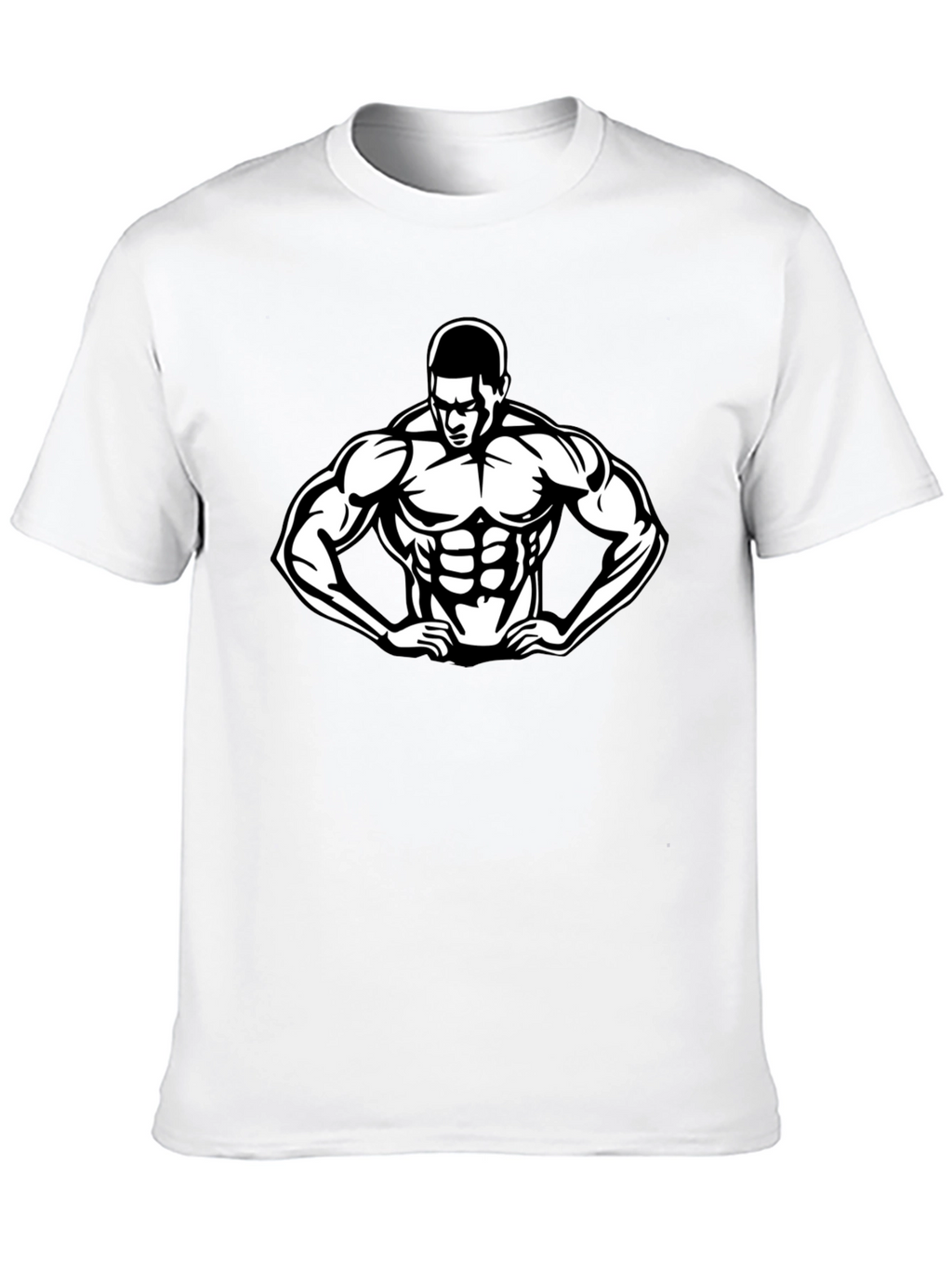 Black Bodybuilder Graphic T-Shirt - Gym & Fitness Apparel