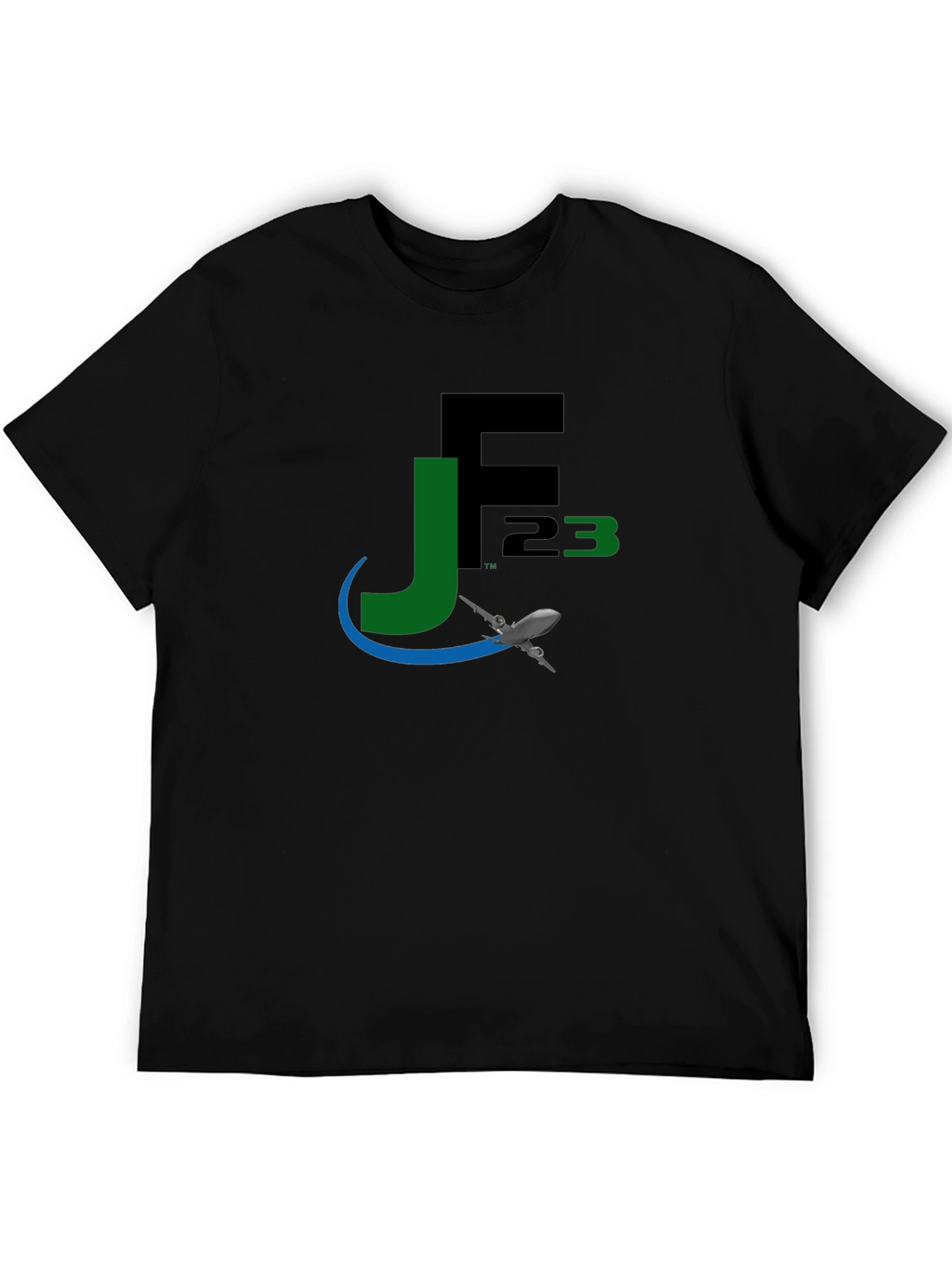 JF23 Jetsetter Black T-Shirt | Modern Aviation Apparel