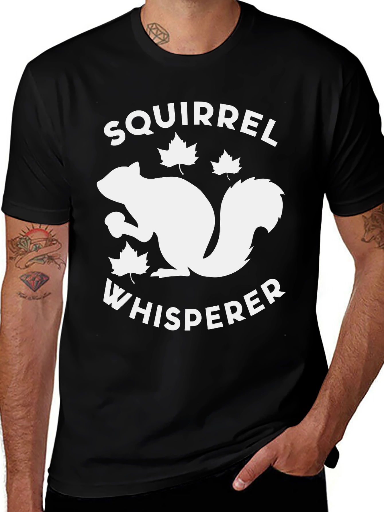 Squirrel Whisperer Graphic T-Shirt - Funny Animal Lover Tee