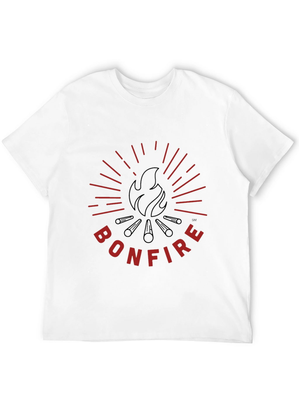 Bonfire Graphic Tee - Black Cotton T-Shirt