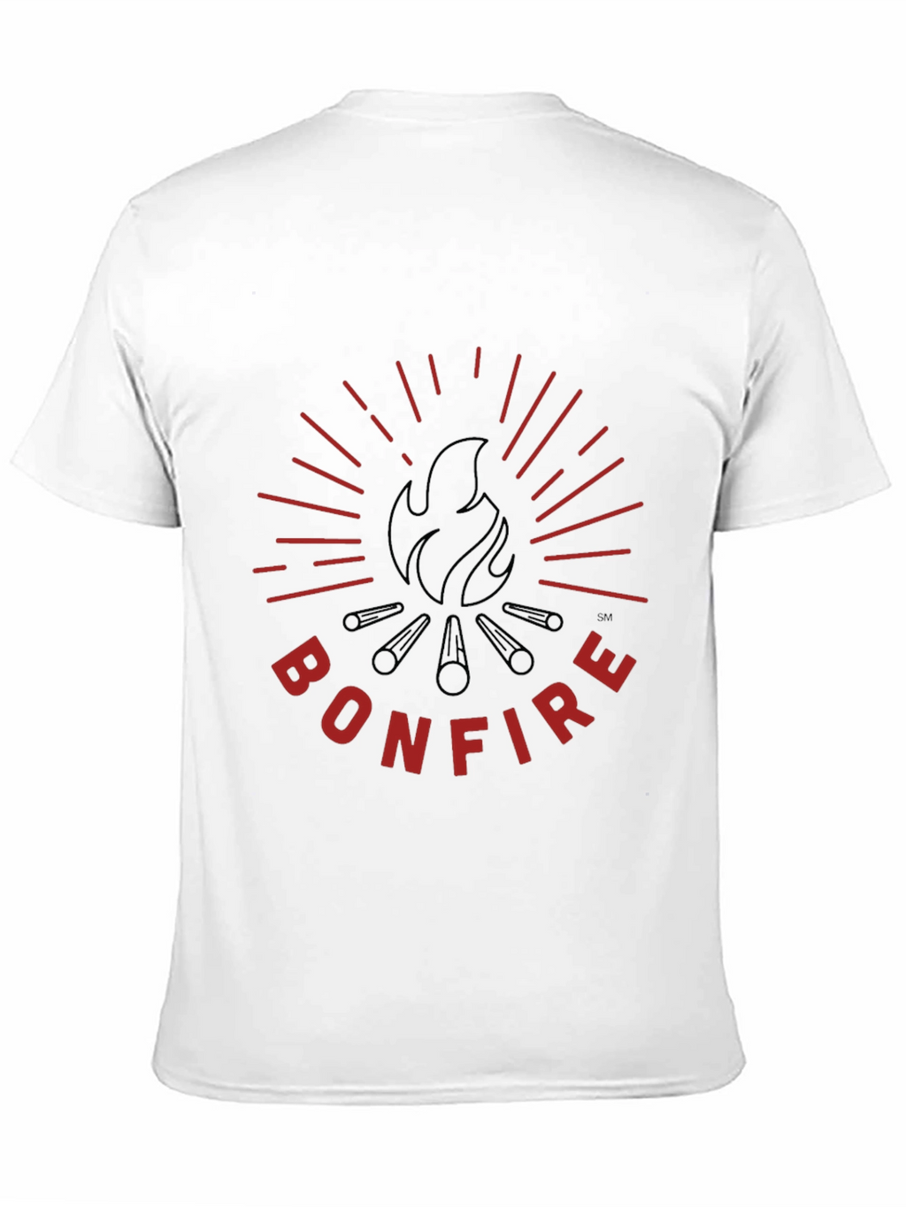 Bonfire Graphic Tee - Black Cotton T-Shirt