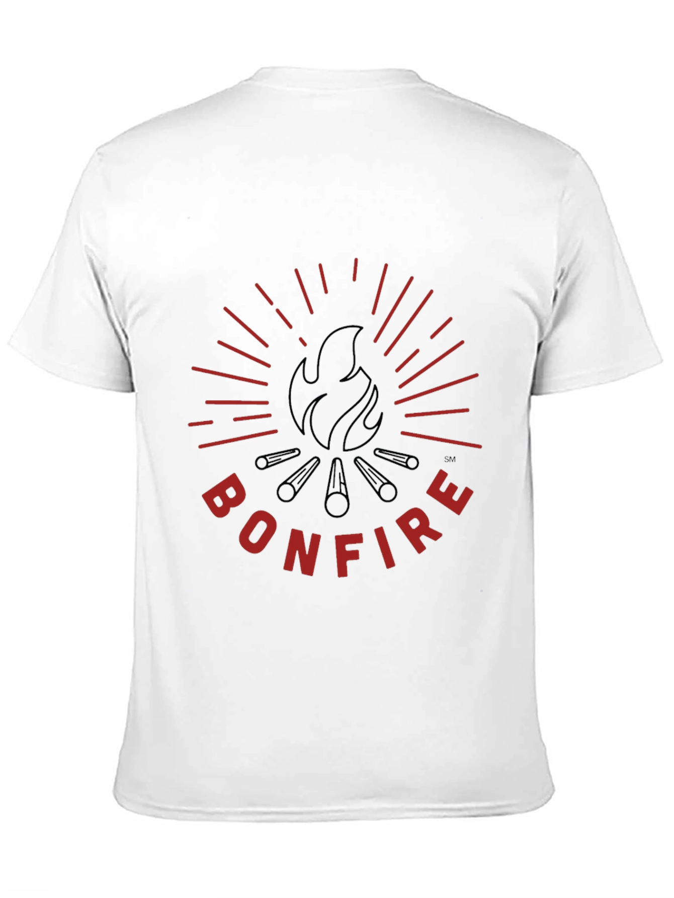 Bonfire Graphic Tee - Black Cotton T-Shirt