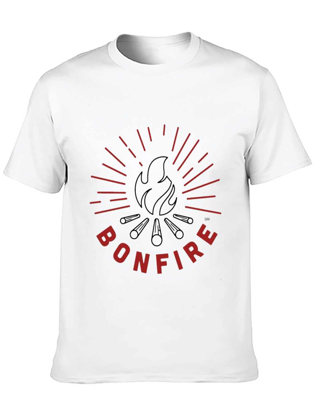 Bonfire Graphic Tee - Black Cotton T-Shirt