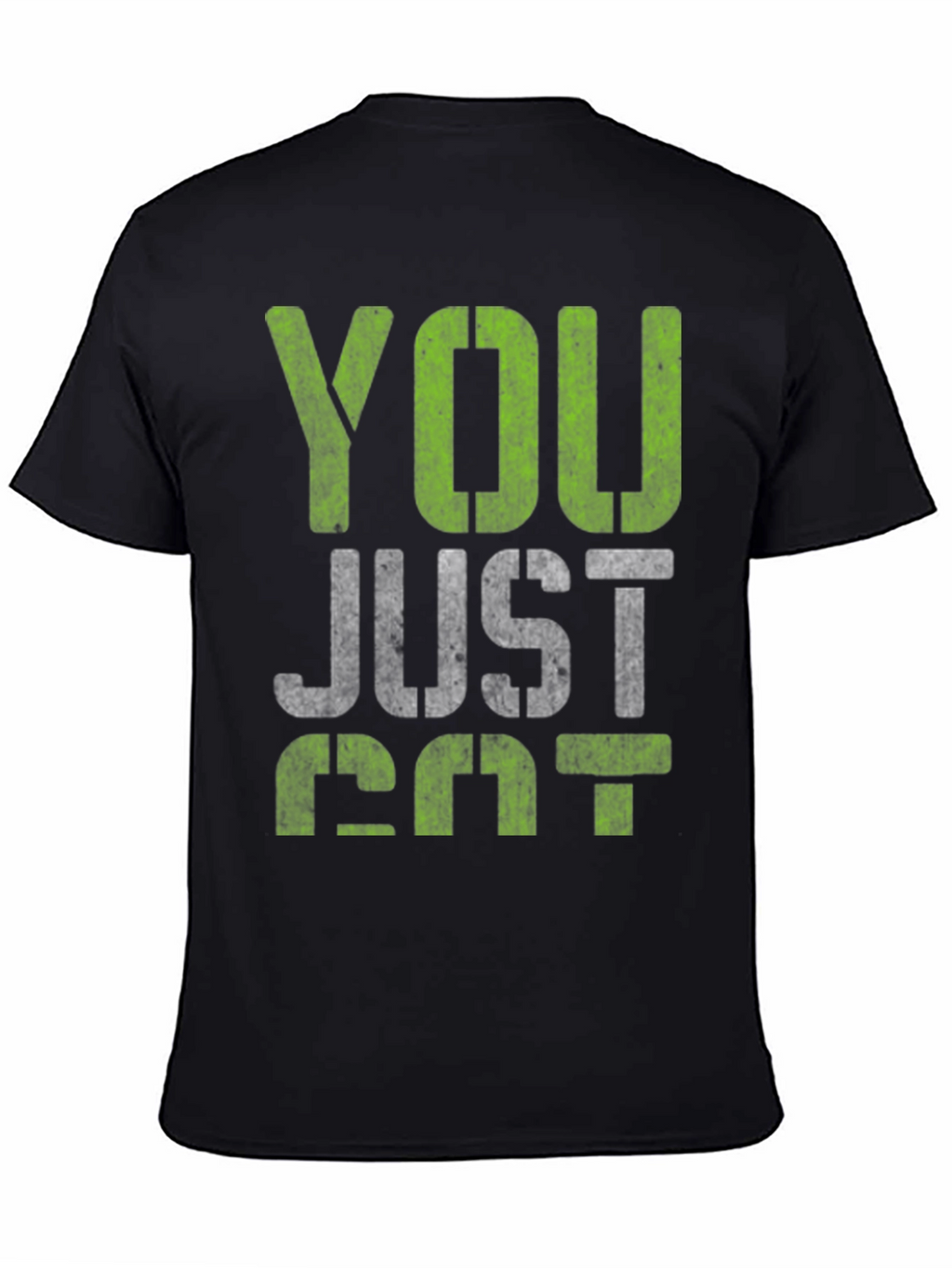 You Just Got Passed Black Graphic Tee