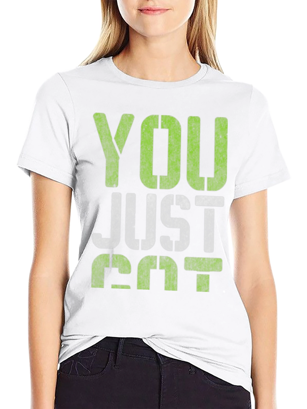 You Just Got Passed Black Graphic Tee
