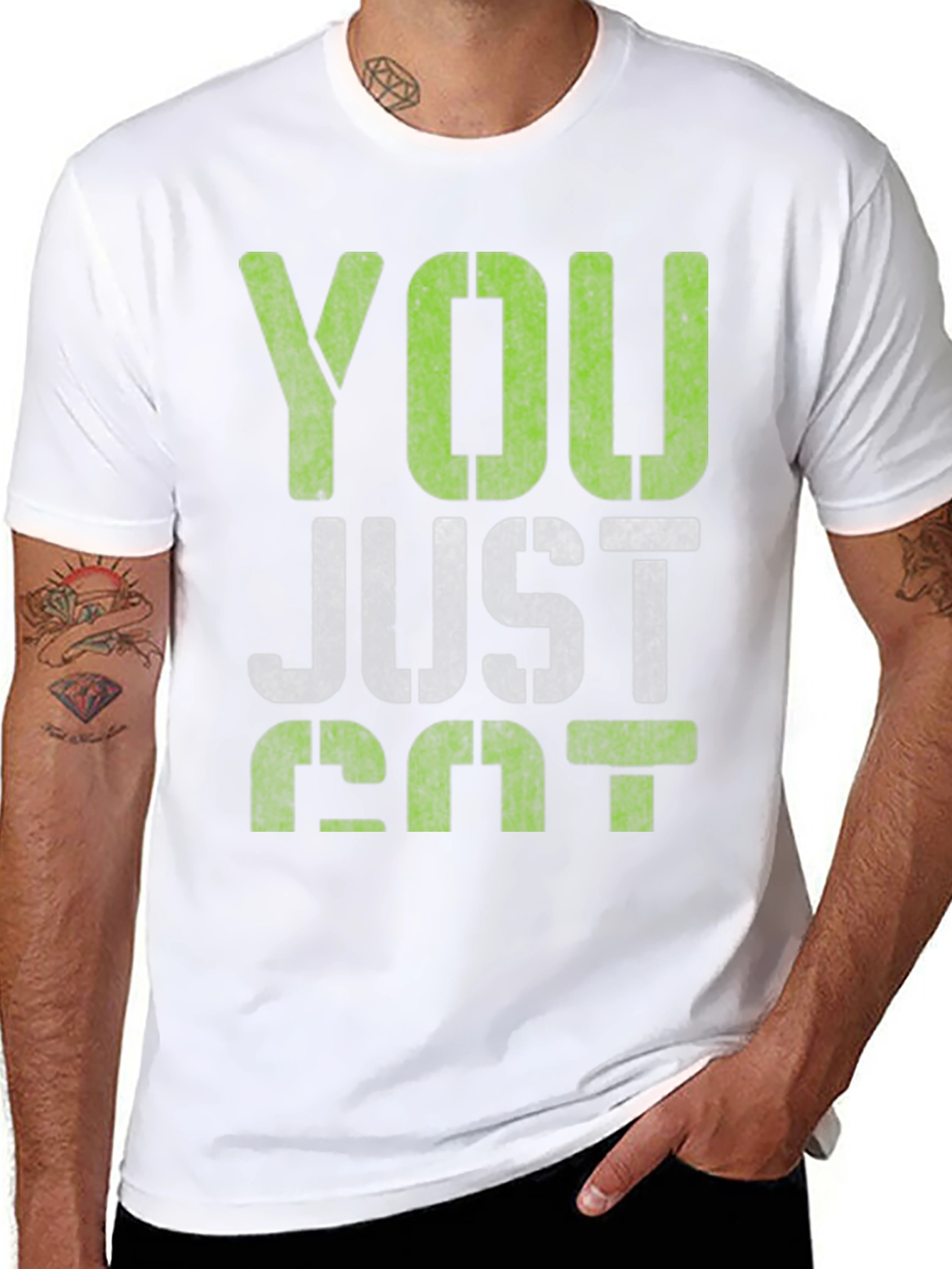 You Just Got Passed Black Graphic Tee