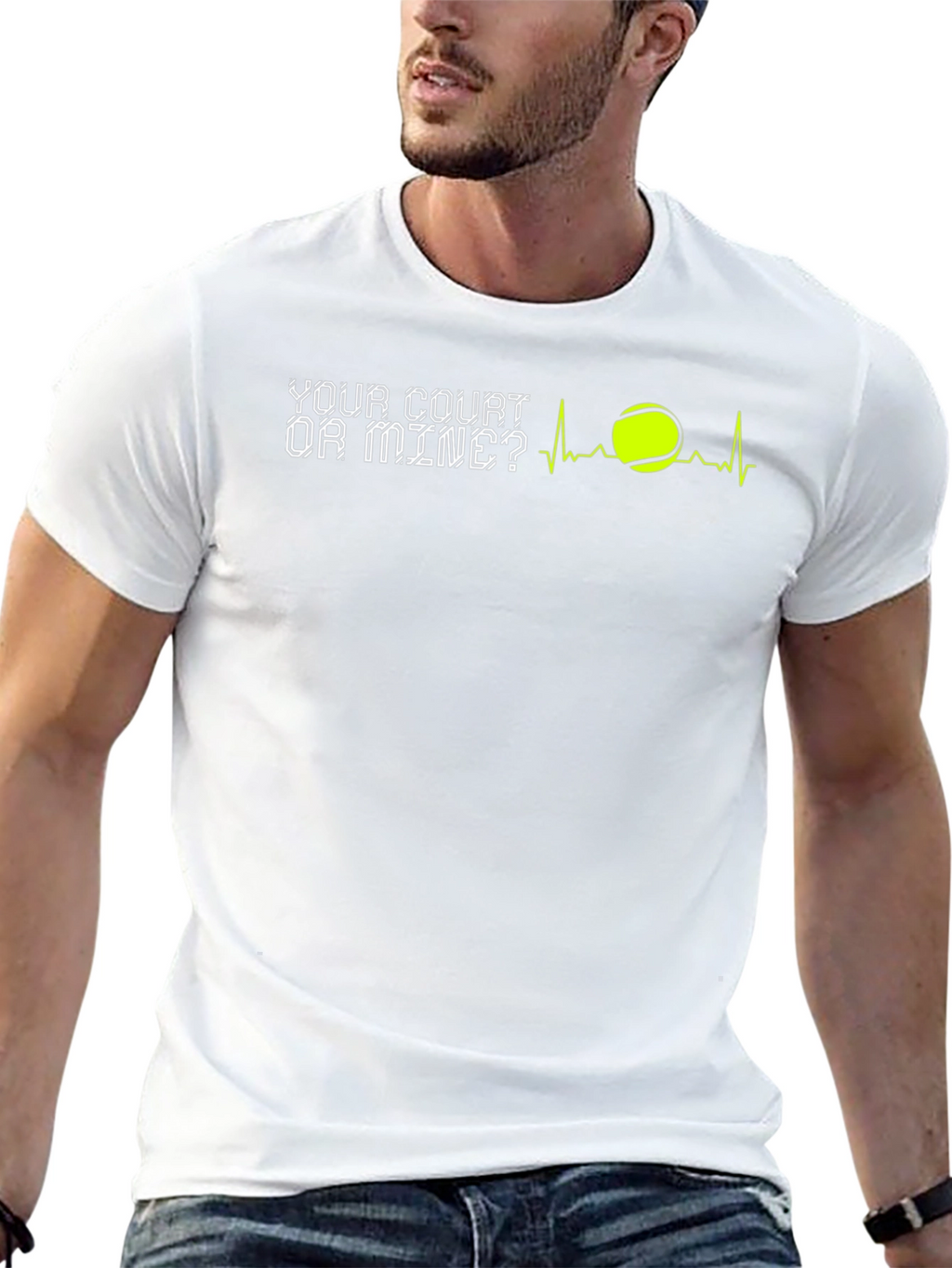 Tennis T-Shirt: Your Court or Mine?