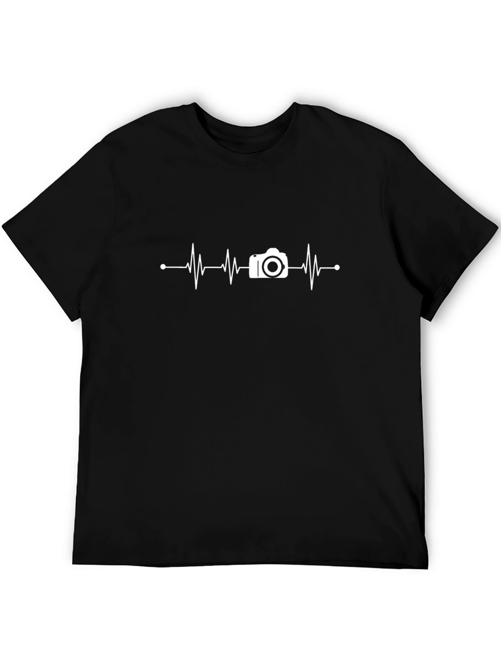 Camera Heartbeat Graphic T-Shirt