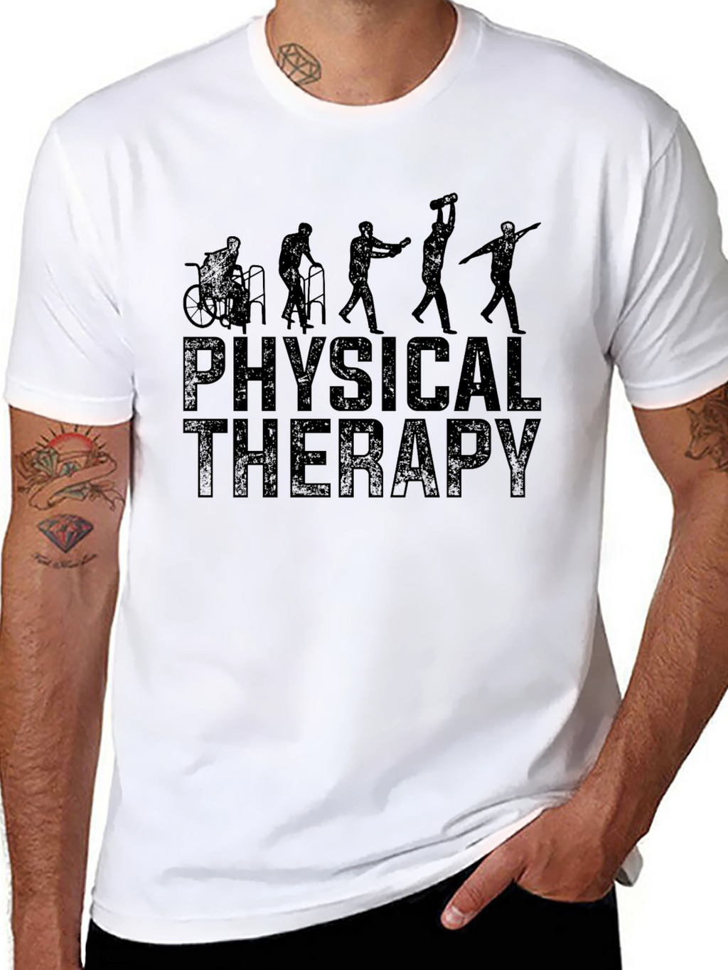 Physical Therapy Evolution Graphic T-Shirt