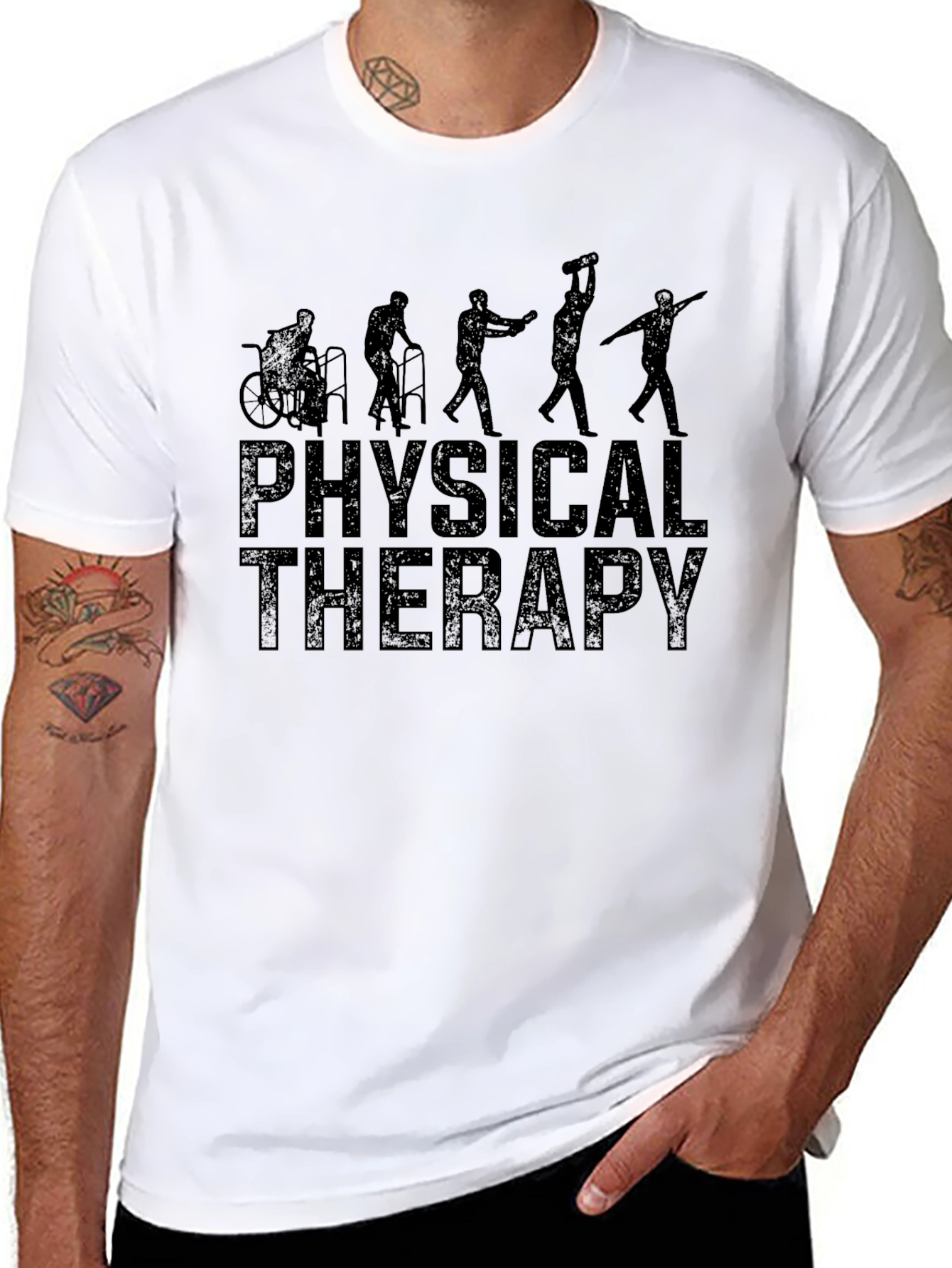 Physical Therapy Evolution Graphic T-Shirt