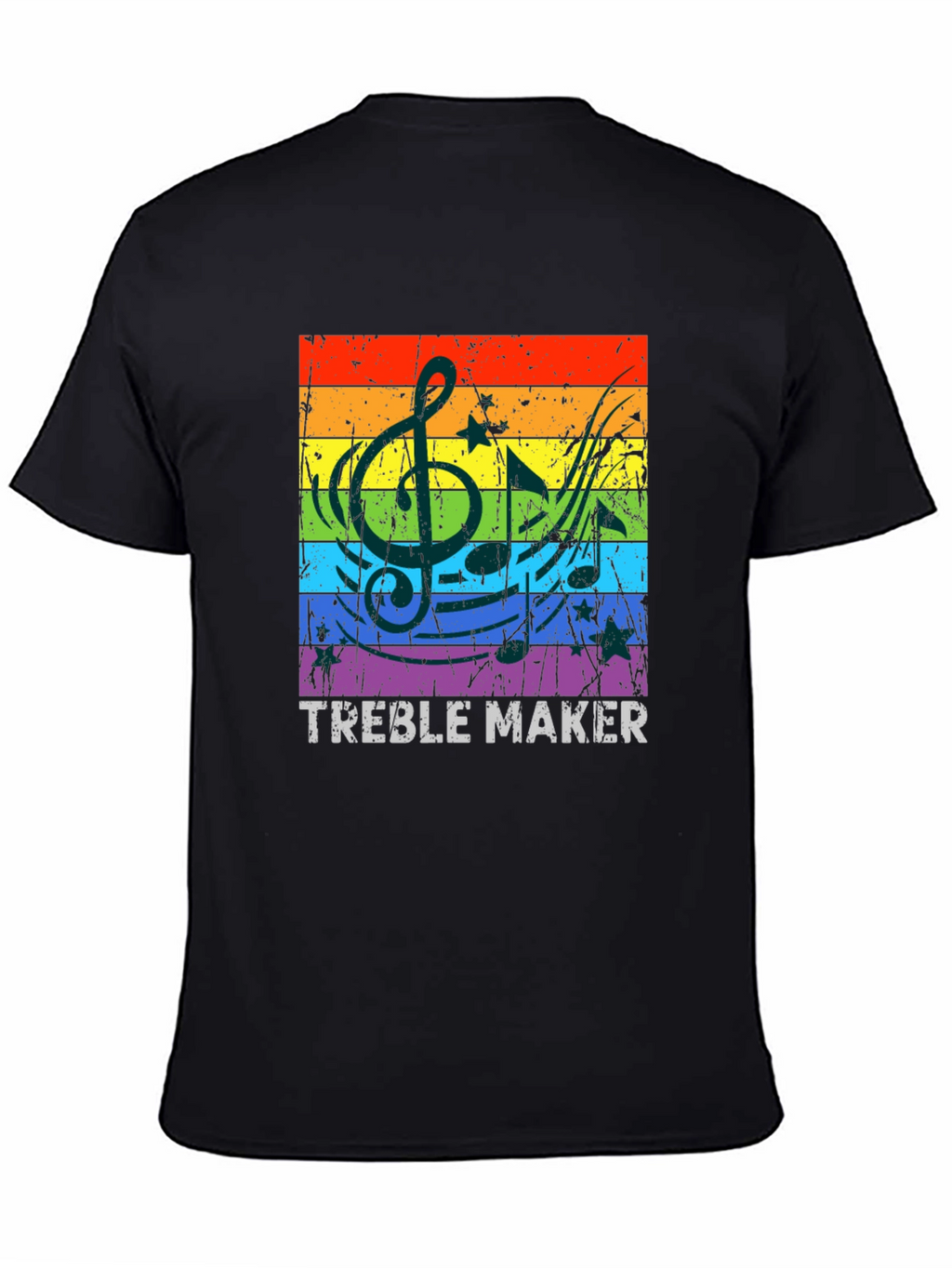 Treble Maker Rainbow Music T-Shirt