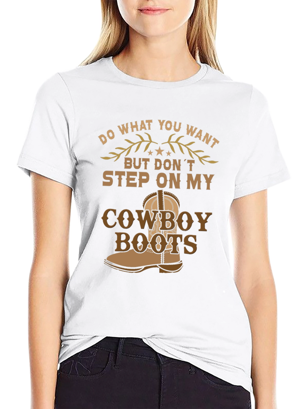 Cowboy Boots Graphic T-Shirt - Western Style Tee