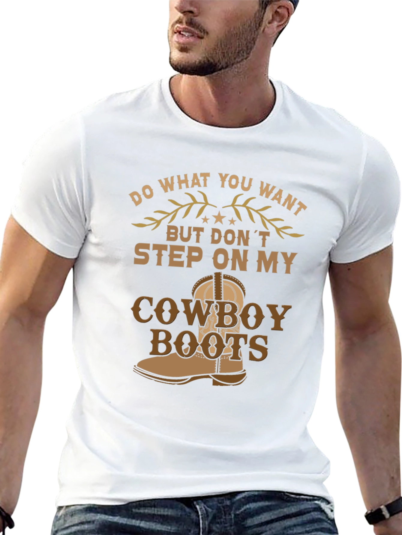 Cowboy Boots Graphic T-Shirt - Western Style Tee
