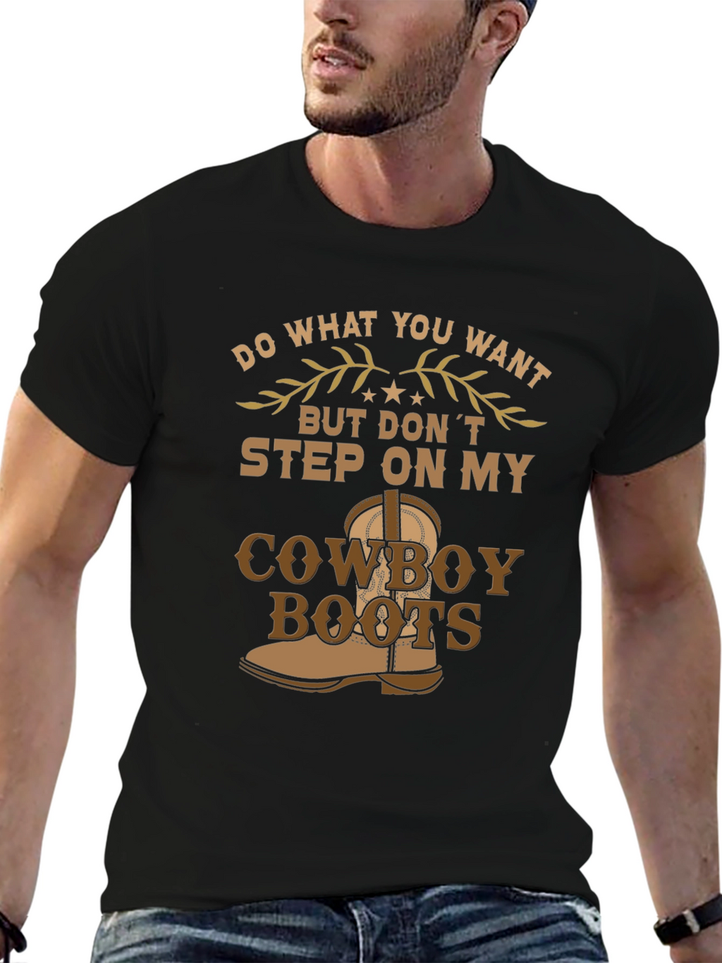 Cowboy Boots Graphic T-Shirt - Western Style Tee