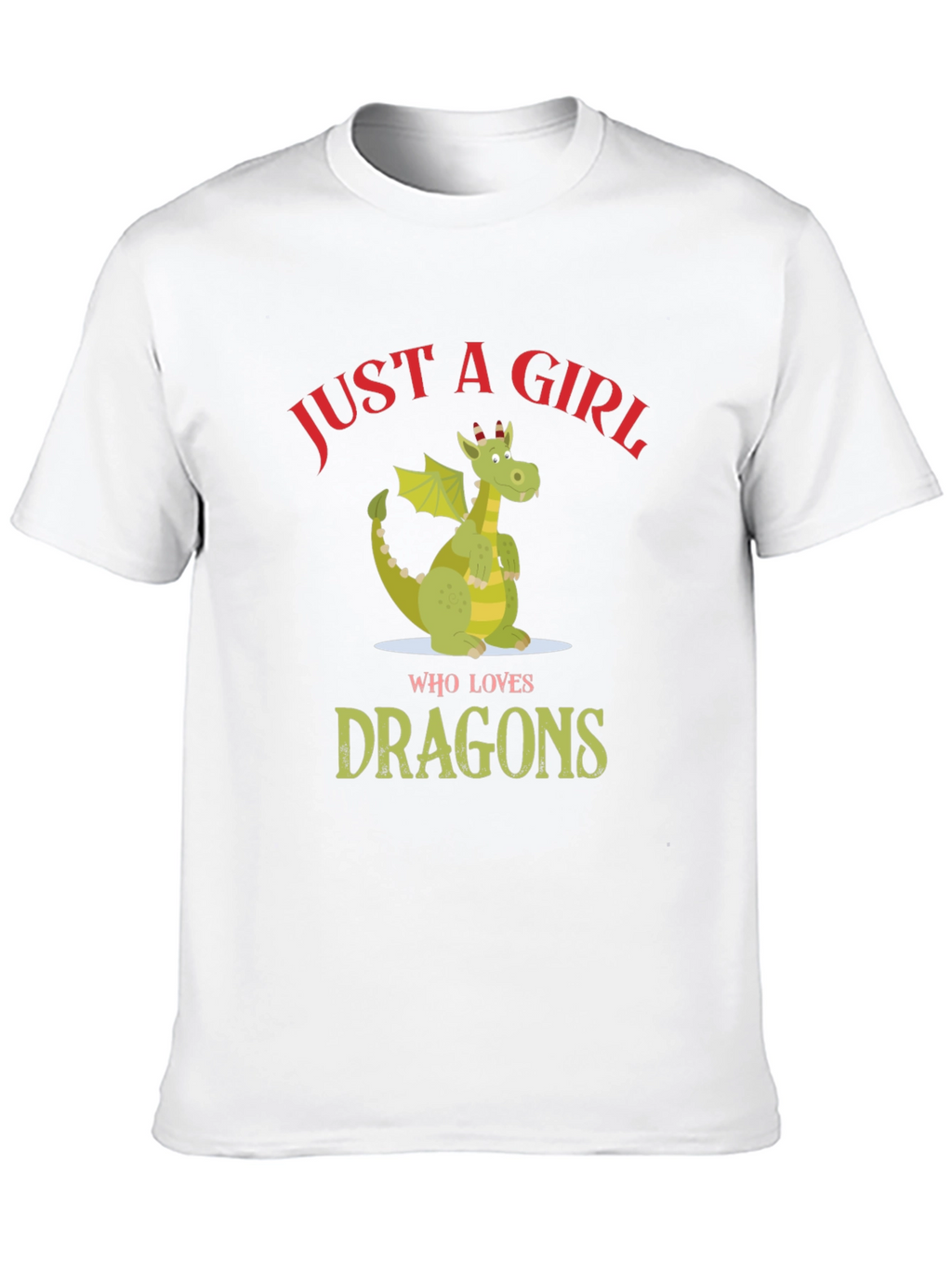 Just a Girl Who Loves Dragons T-Shirt