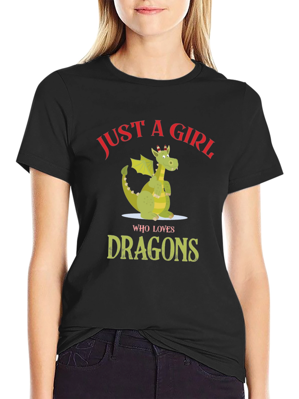 Just a Girl Who Loves Dragons T-Shirt