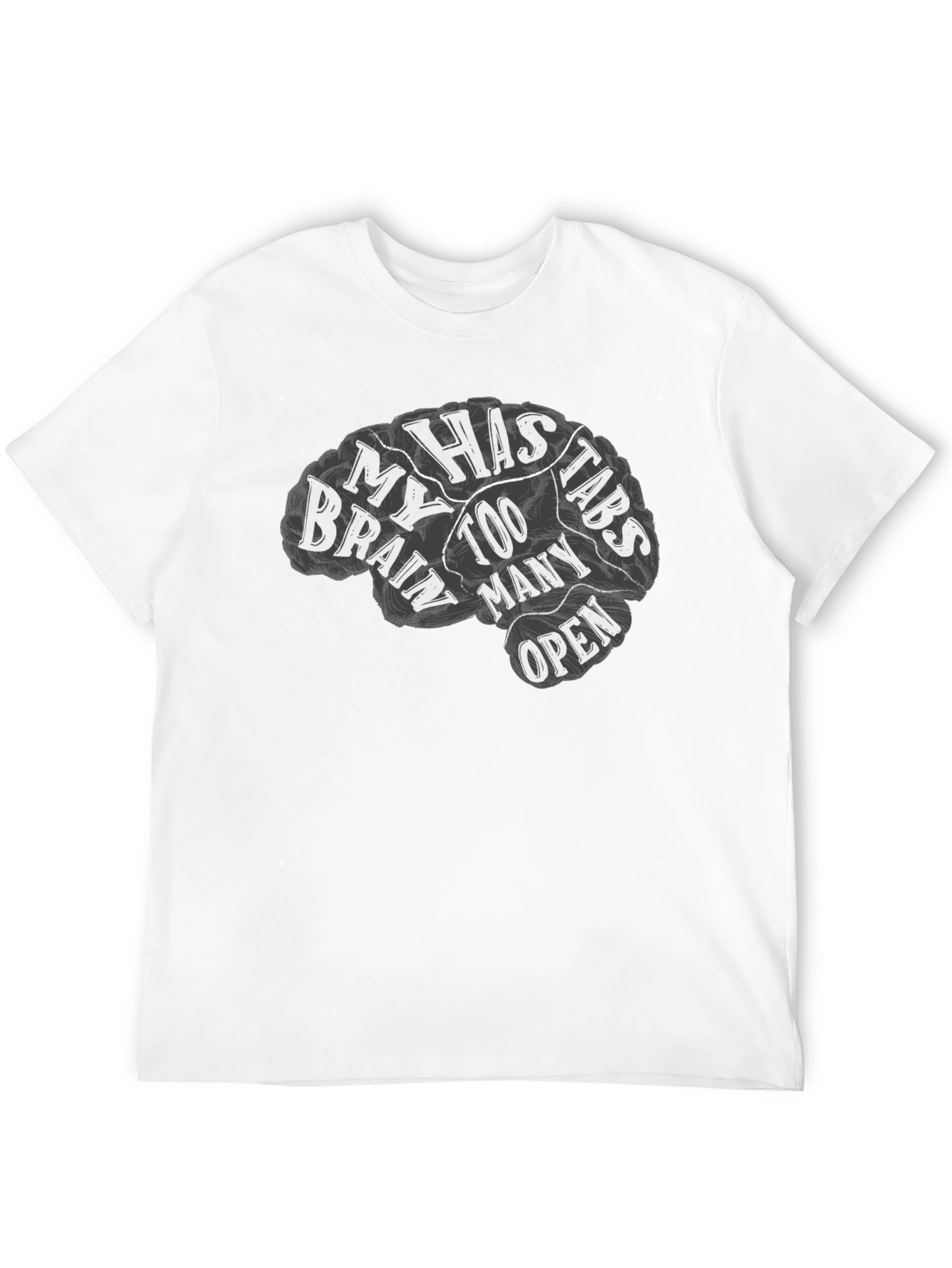 Brain Too Many Tabs Open Graphic Tee