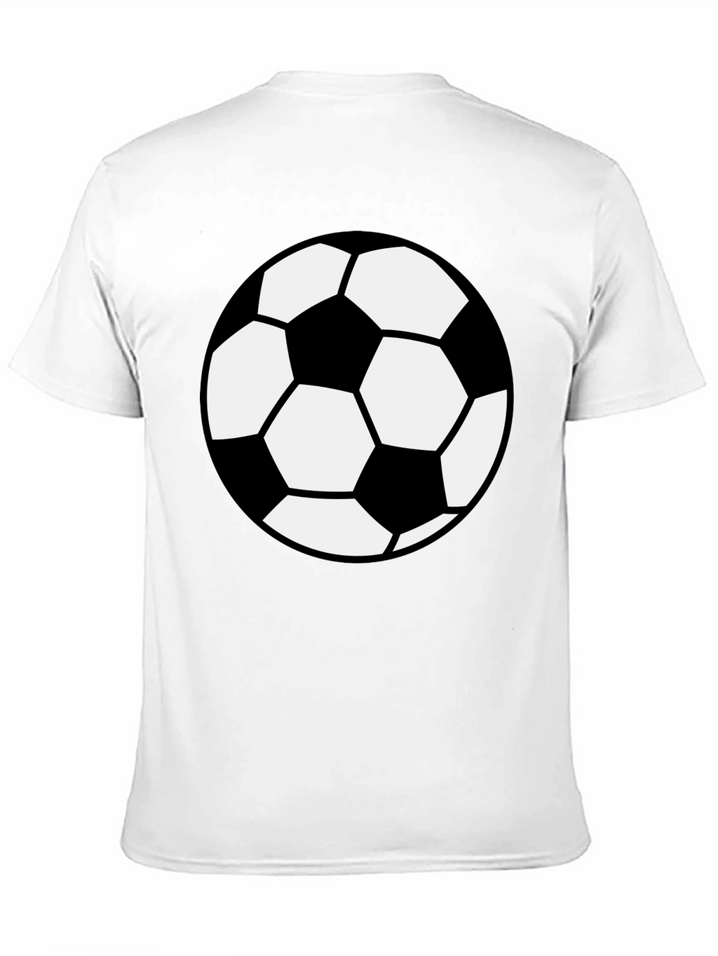 Soccer Ball Graphic T-Shirt - Black