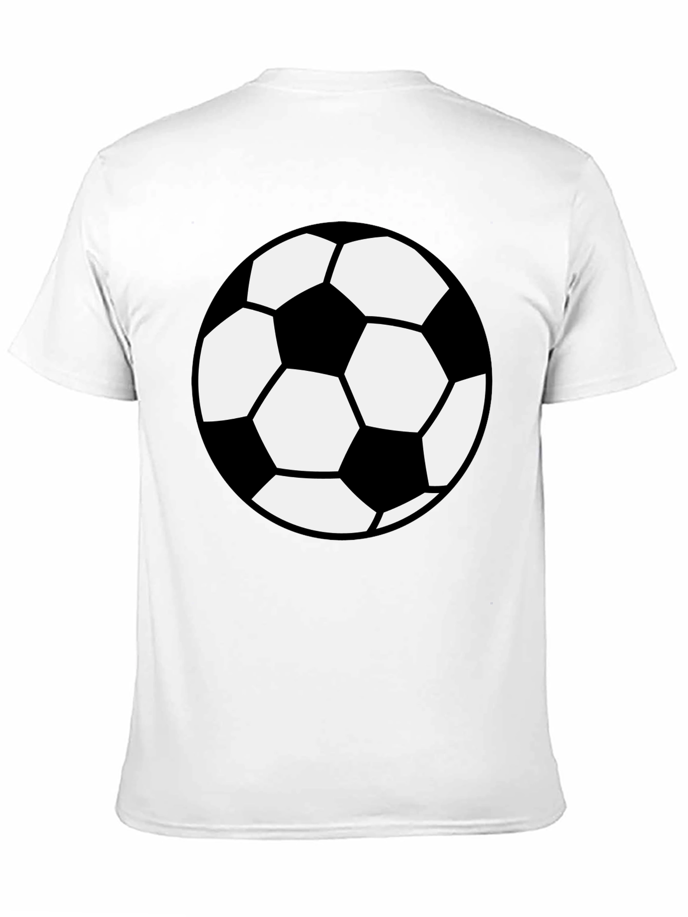 Soccer Ball Graphic T-Shirt - Black