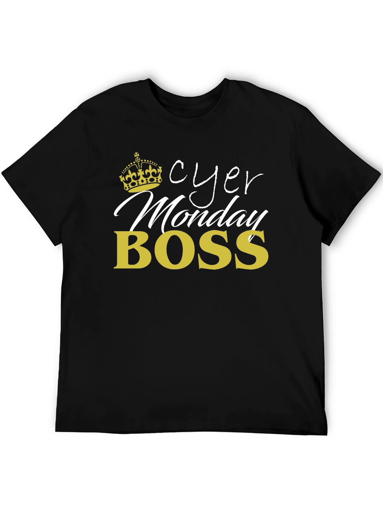 Cyber Monday Boss T-Shirt - Black