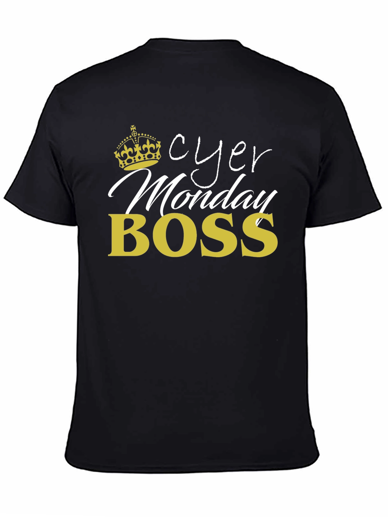 Cyber Monday Boss T-Shirt - Black