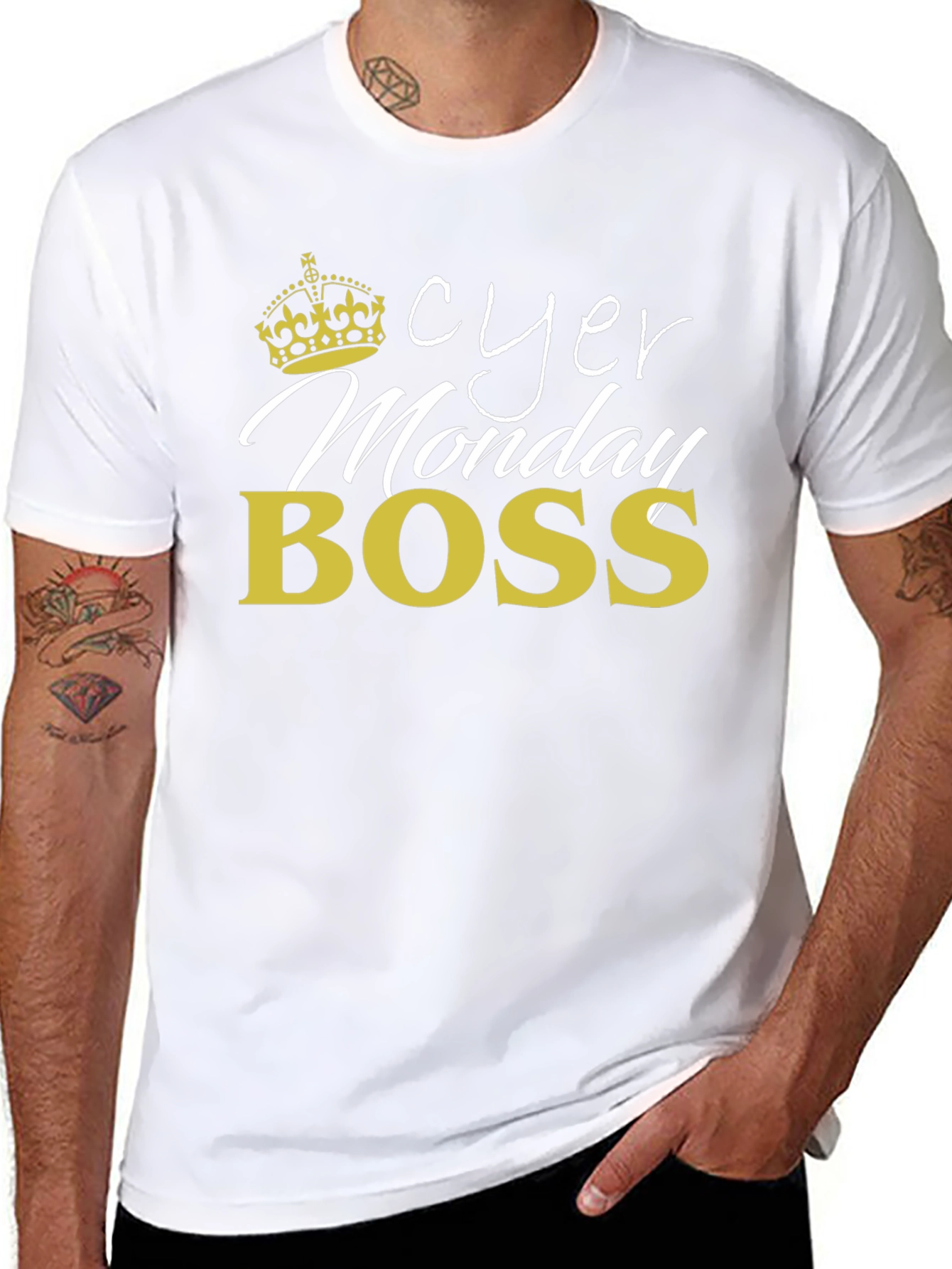 Cyber Monday Boss T-Shirt - Black