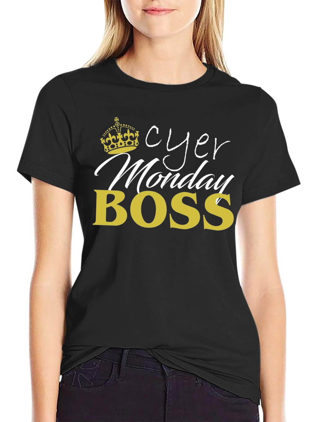 Cyber Monday Boss T-Shirt - Black