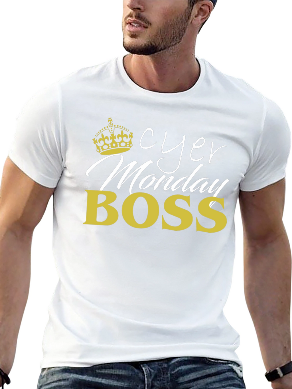 Cyber Monday Boss T-Shirt - Black