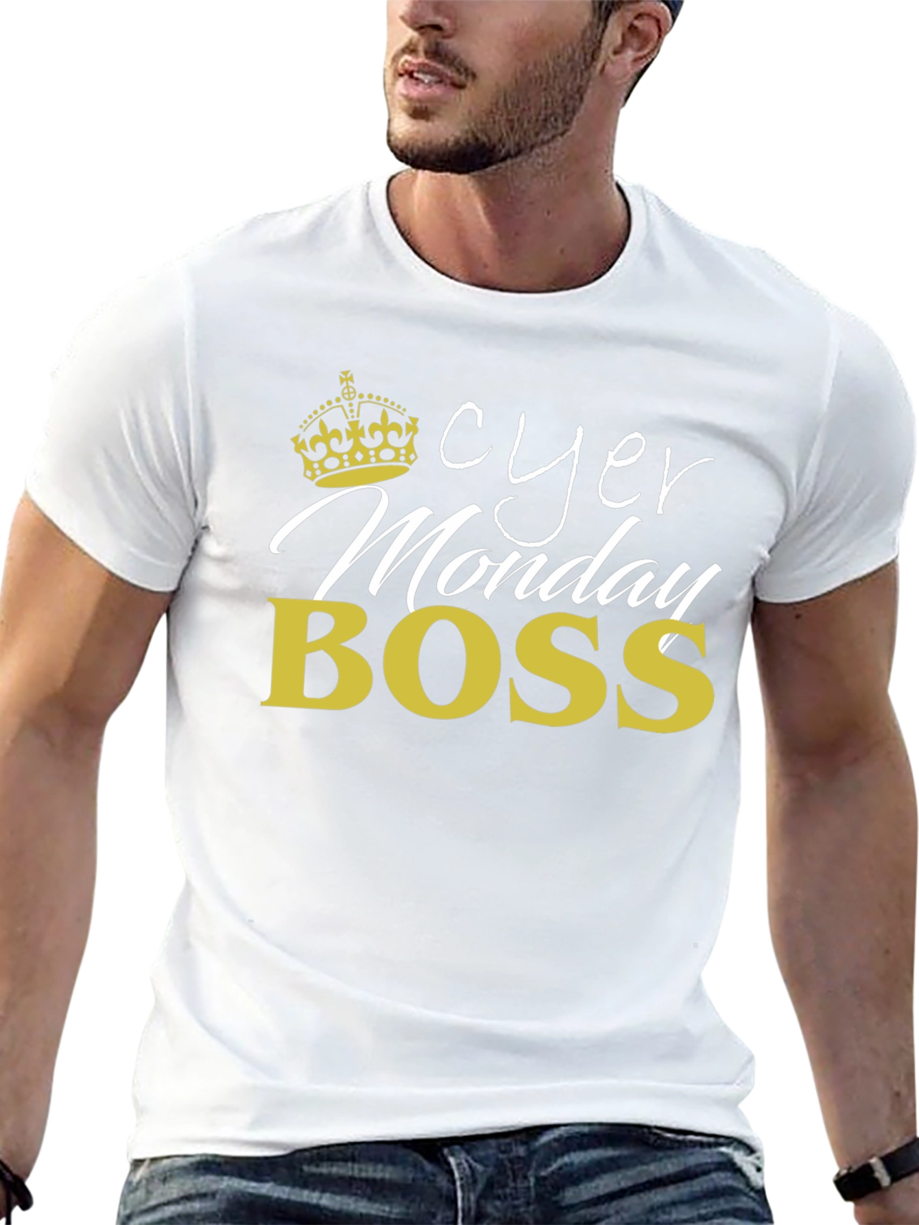 Cyber Monday Boss T-Shirt - Black