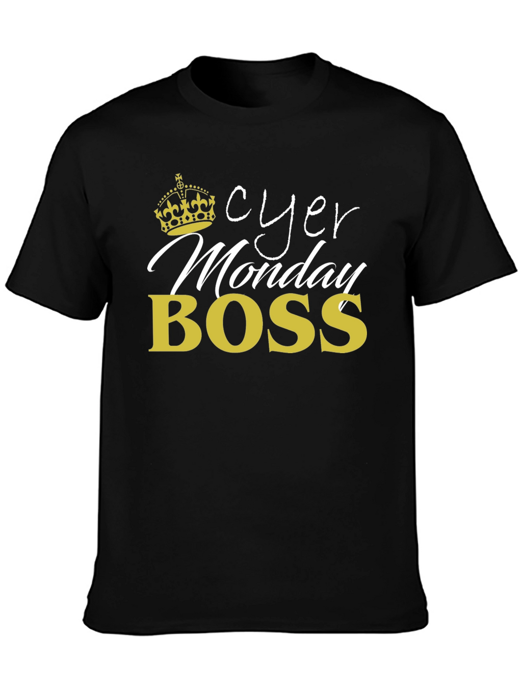 Cyber Monday Boss T-Shirt - Black