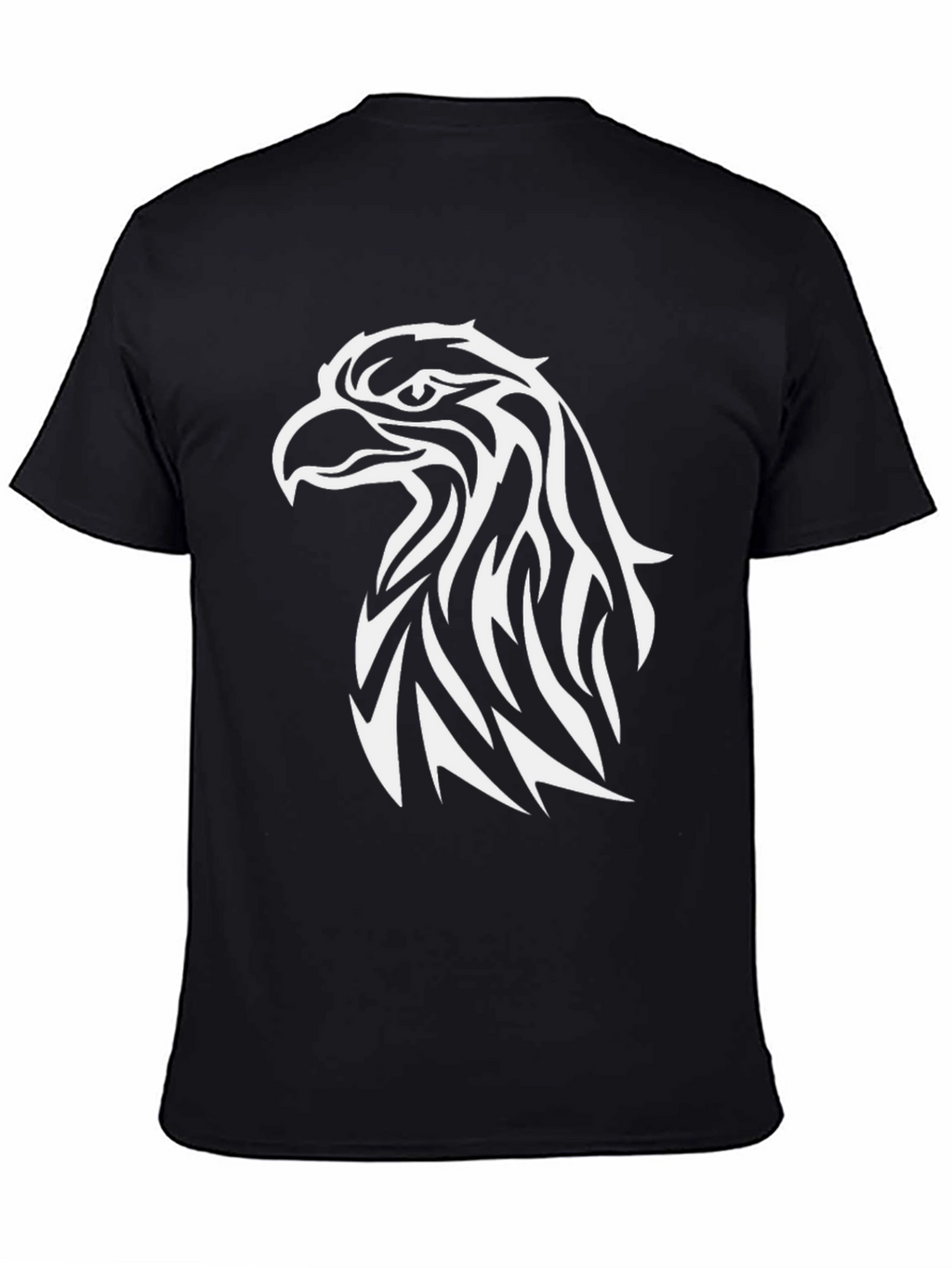 Mens Black Eagle Graphic T-Shirt