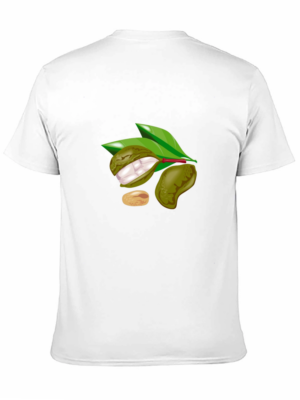 Black T-Shirt with Fruit Design