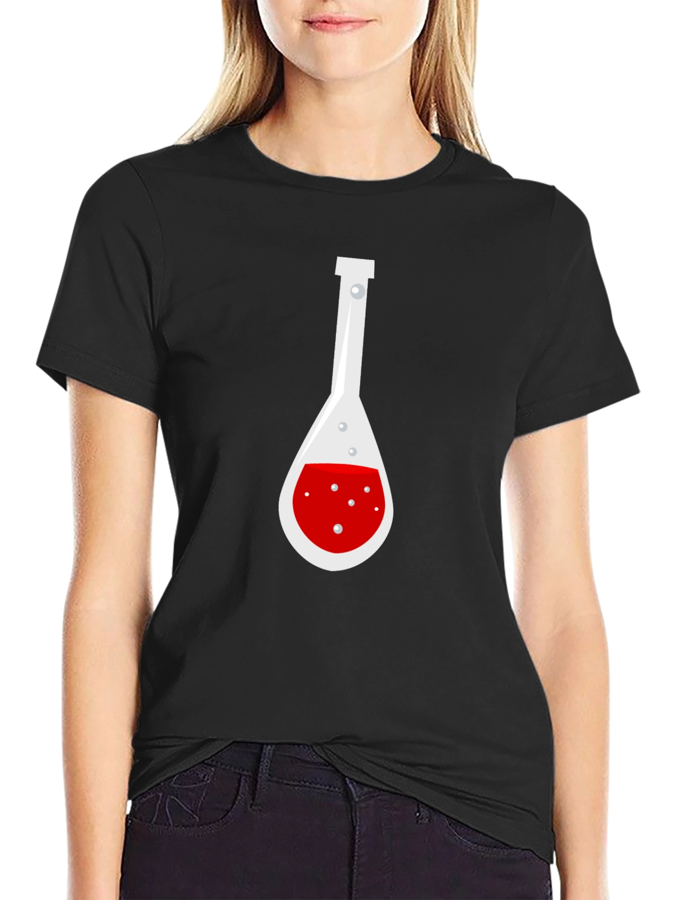 Science Flask Graphic Tee - Mens Black T-Shirt