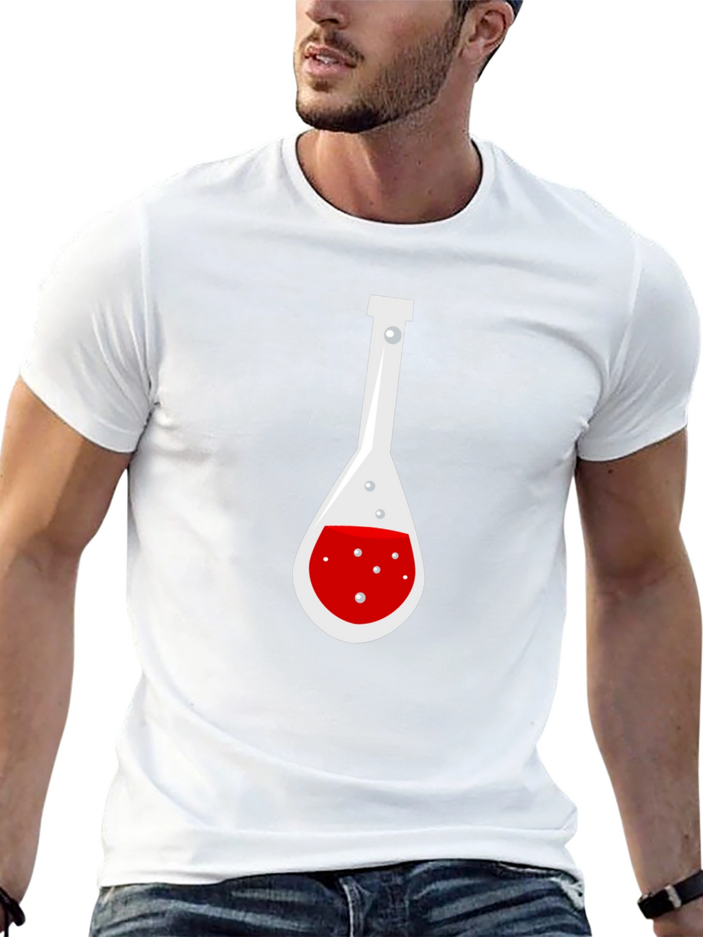 Science Flask Graphic Tee - Mens Black T-Shirt