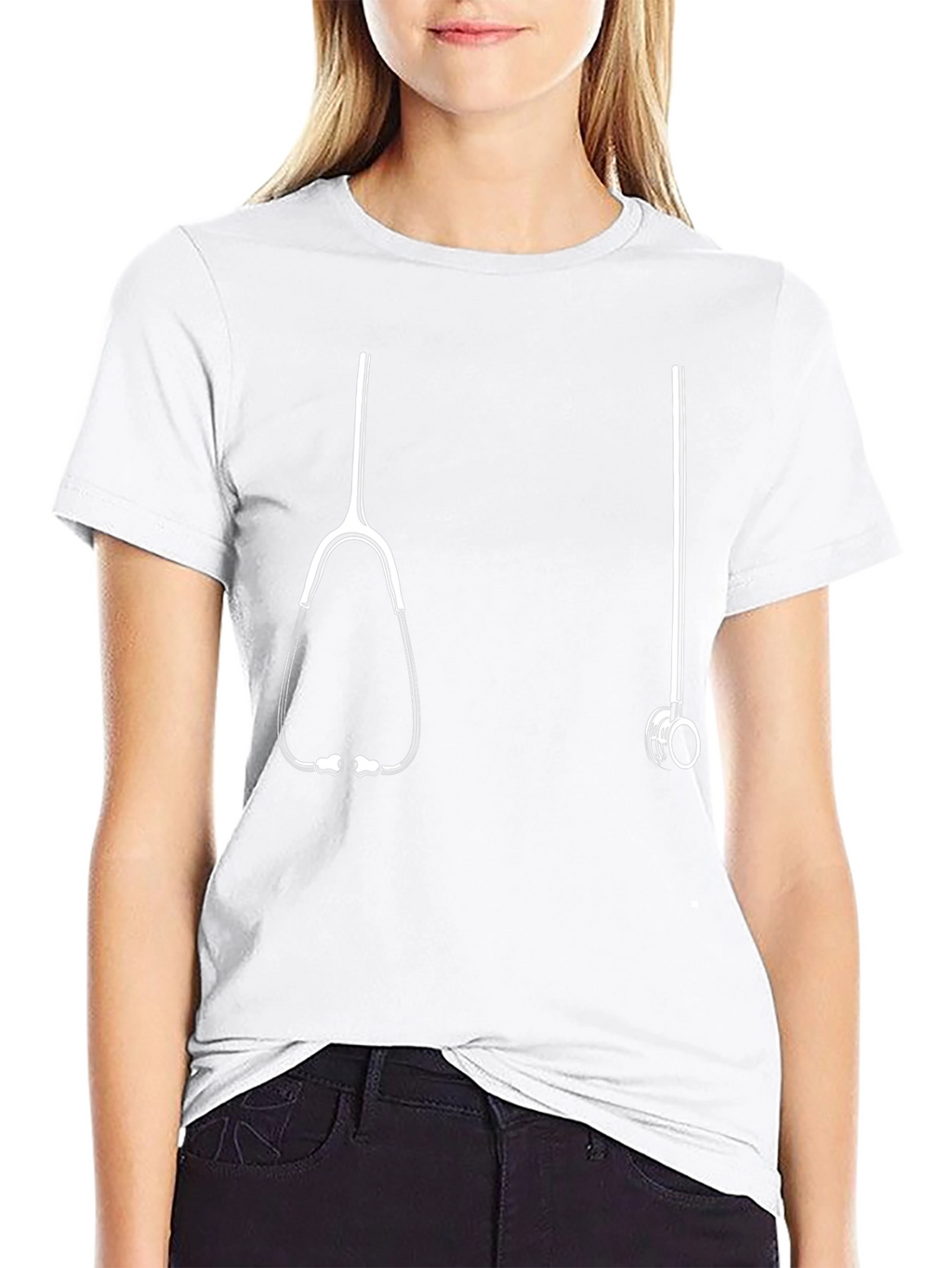 Stethoscope Graphic Tee - Medical Humor T-Shirt