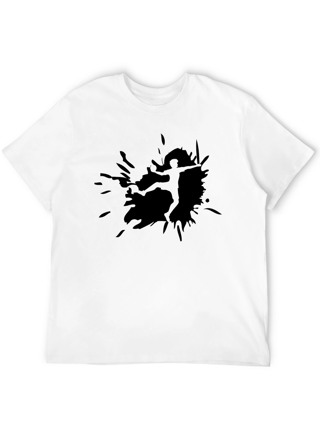 Silhouette Splash T-Shirt - Bold Graphic Tee