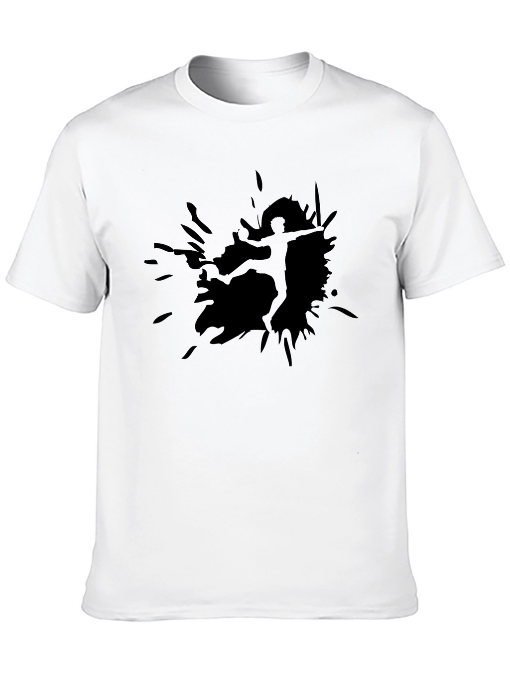 Silhouette Splash T-Shirt - Bold Graphic Tee